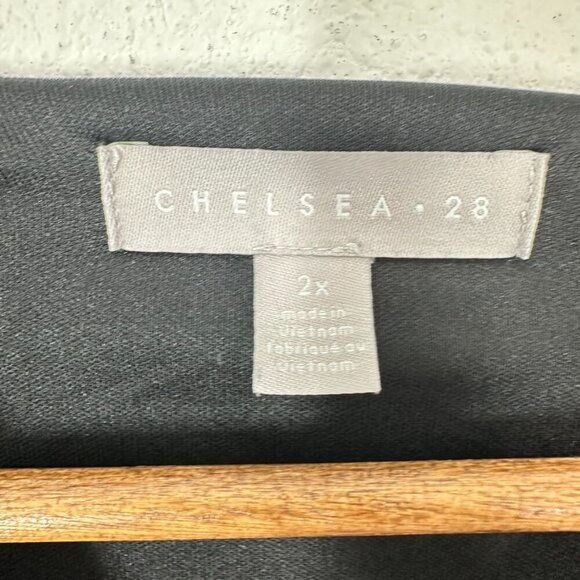 Chelsea28 Black High Neck Sheath Maxi Dress Chic Wedding Guest Date Night - Picture 3 of 8